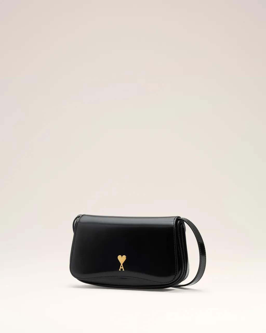 Ami Paris Logo Plaque Small Crossbody Bag