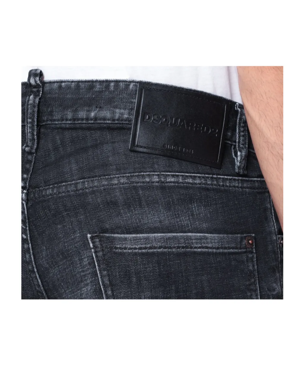 Dsquared2 Cool Guy Straight Leg Distressed Jeans