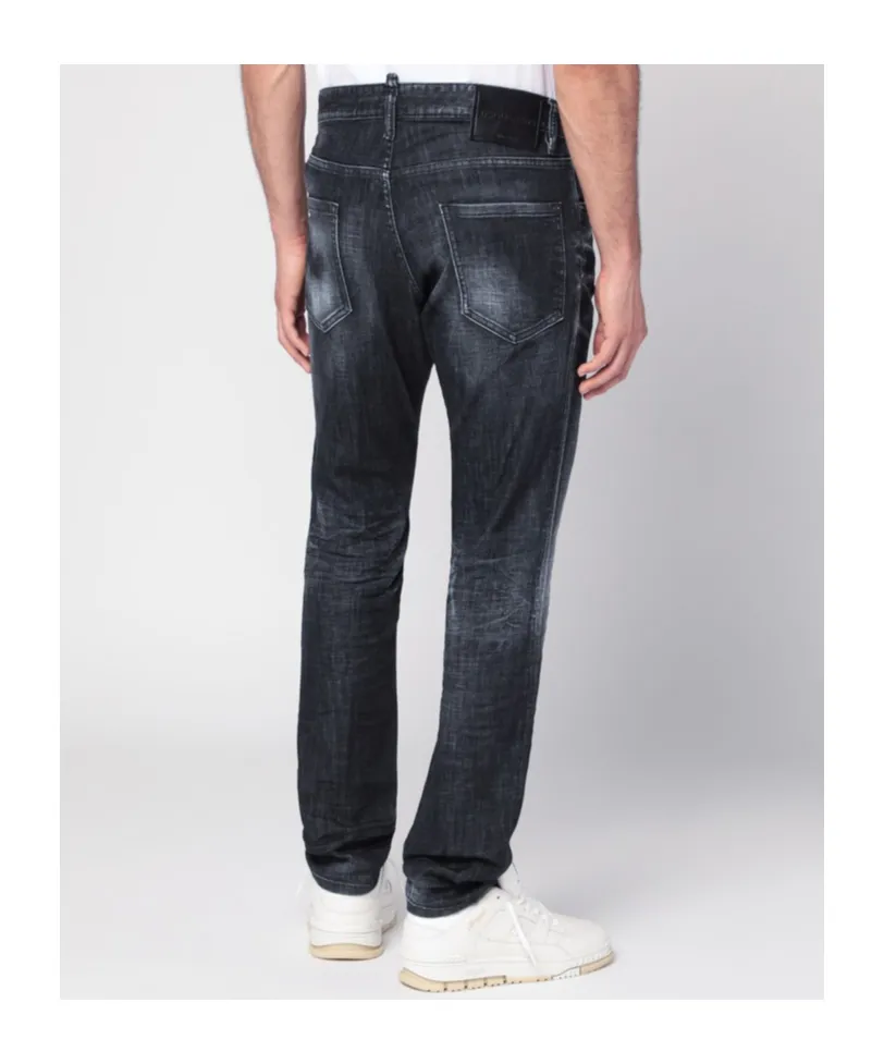 Dsquared2 Cool Guy Straight Leg Distressed Jeans