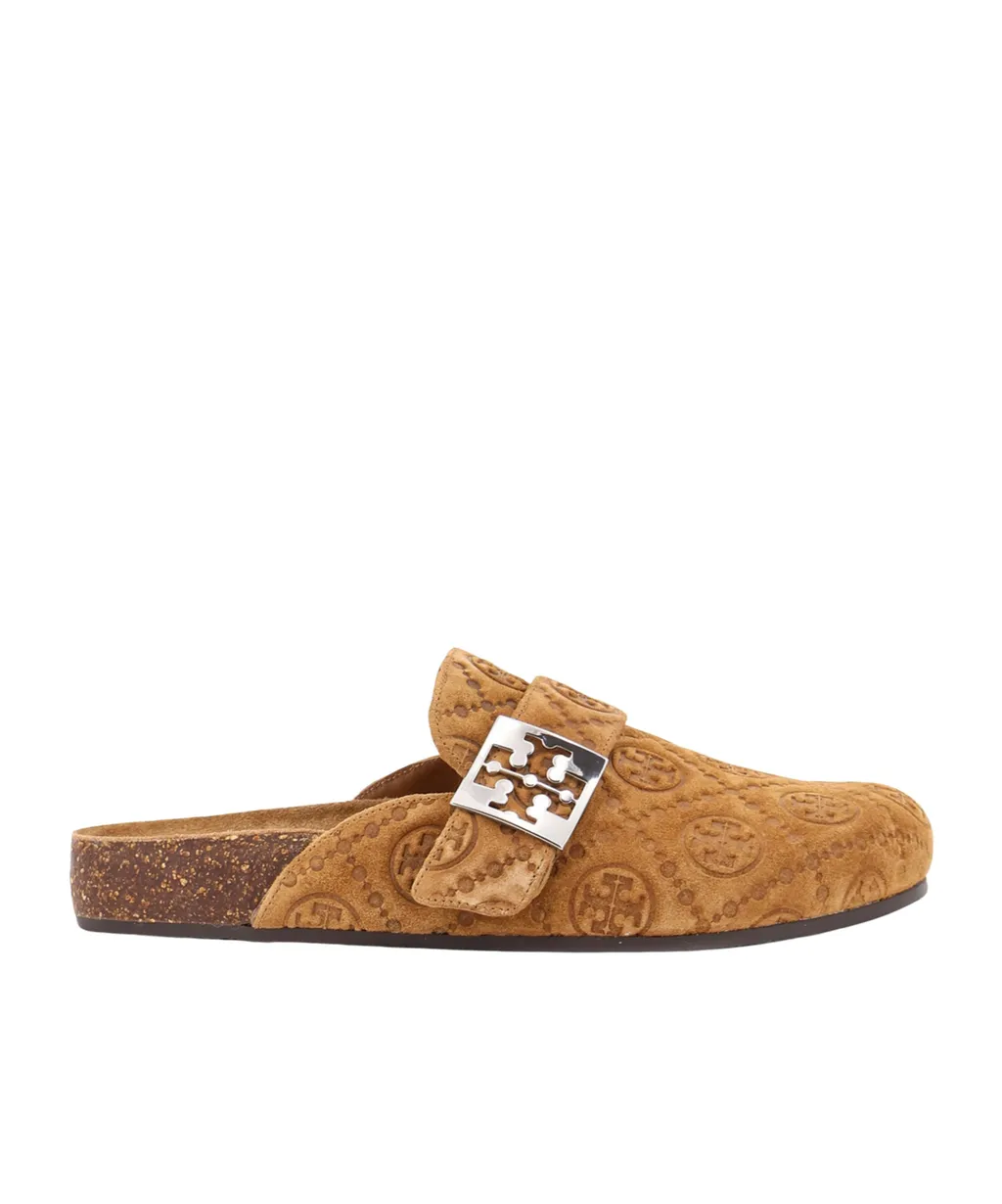 Mellow Logo-Debossed Buckle Slippers