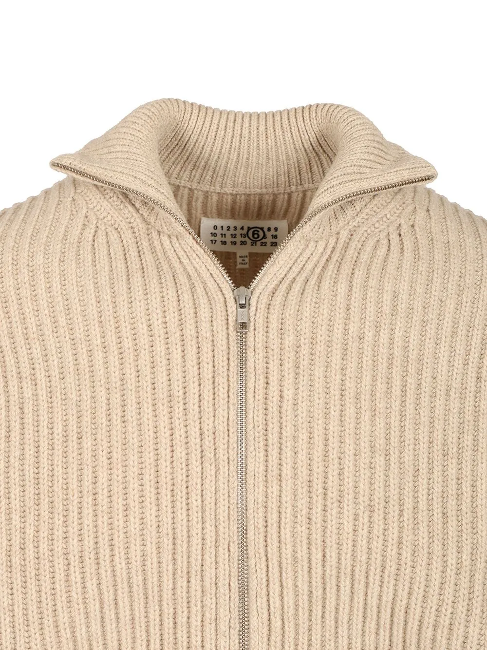 Mm6 Maison Margiela Distressed Knitted Jacket
