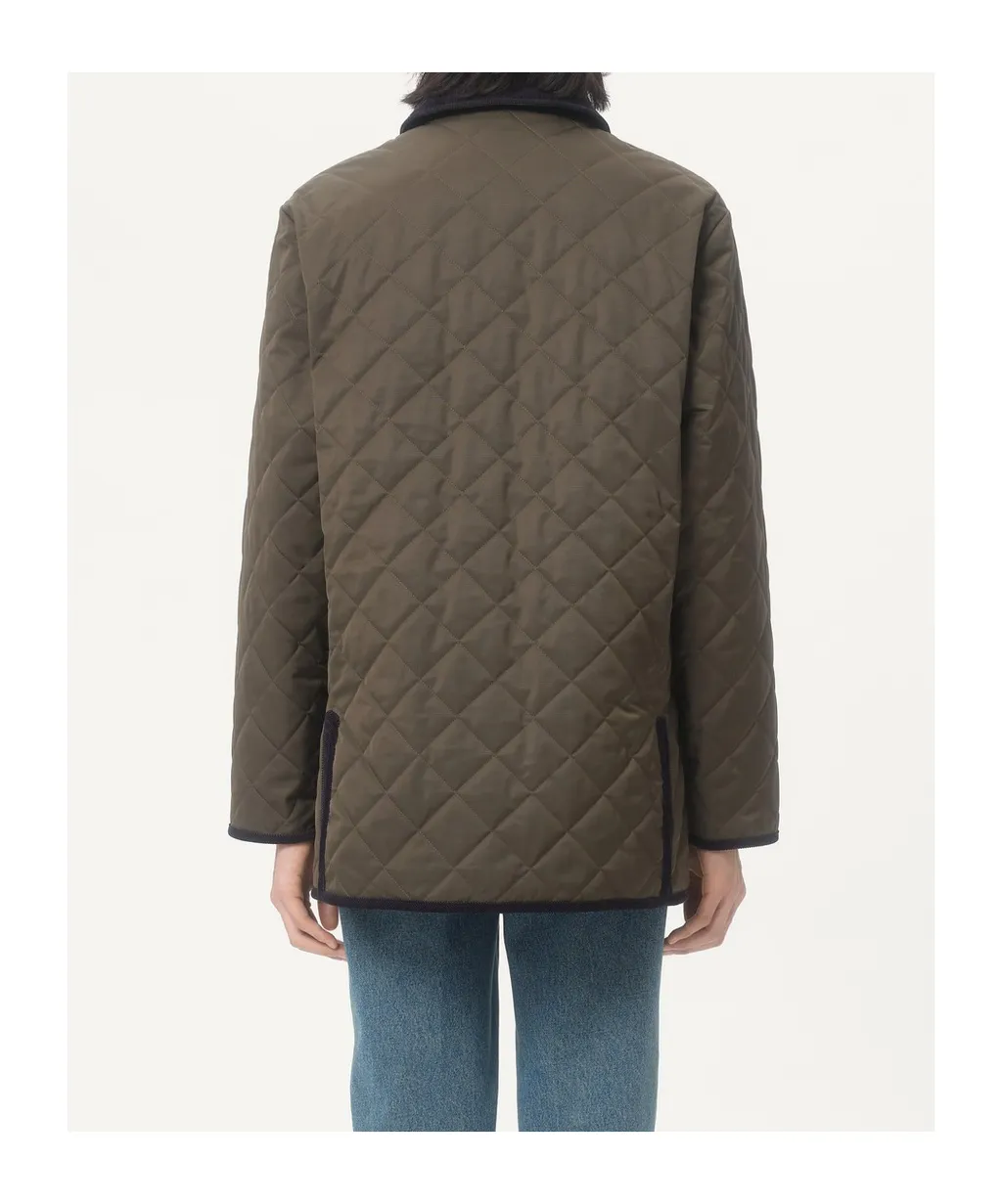 Valentino Vlogo Patch Button-Up Jacket