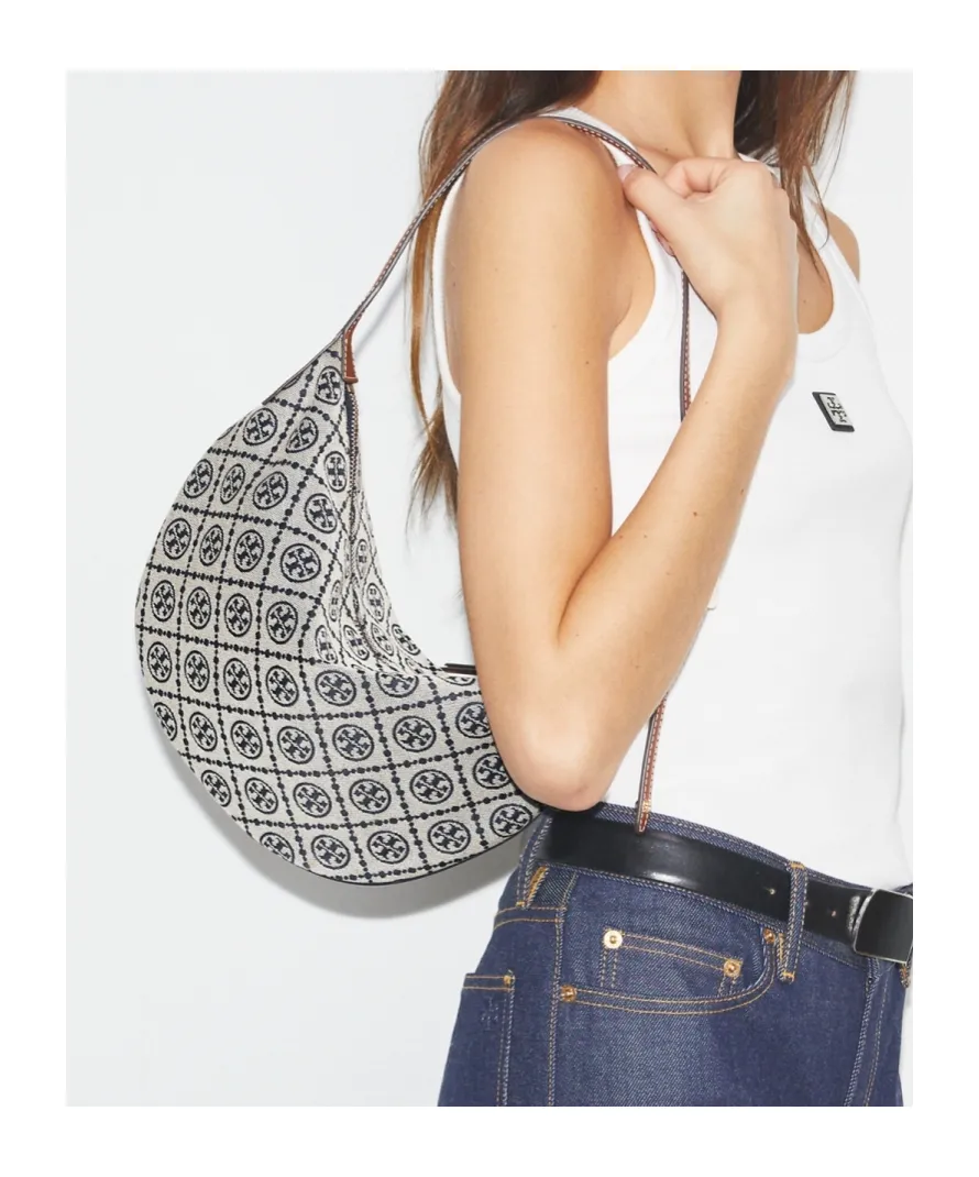 Tory Burch T Monogram Small Balloon Bag