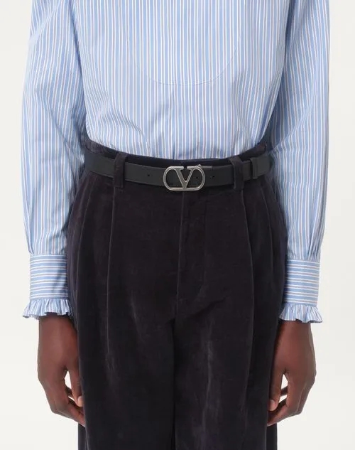 Valentino Vlogo Signature Reversible Belt