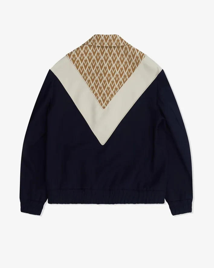 Valentino Vlogo Patch Zip-Up Jacket