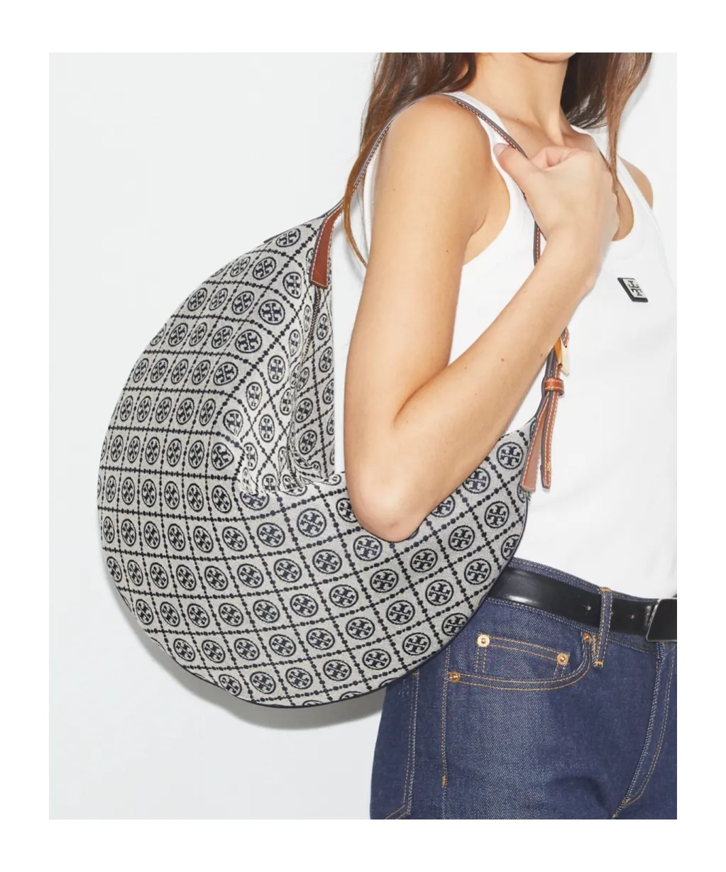 Tory Burch T Monogram Balloon Bag