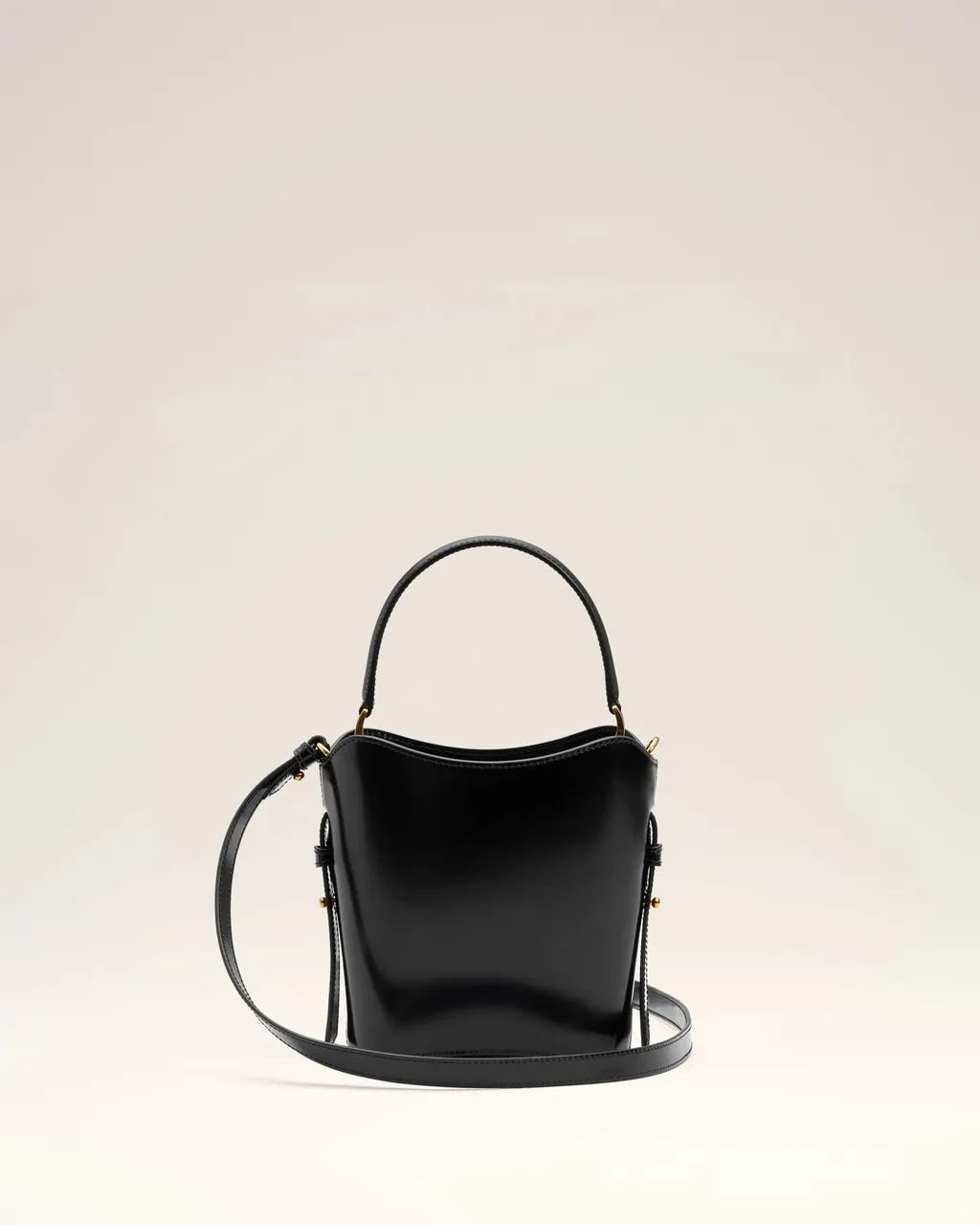 Ami Paris Mini Drawstring Bucket Bag