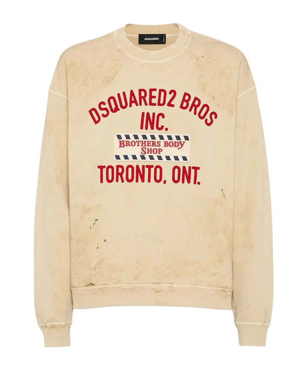 Relax Fit Dirty Crewneck