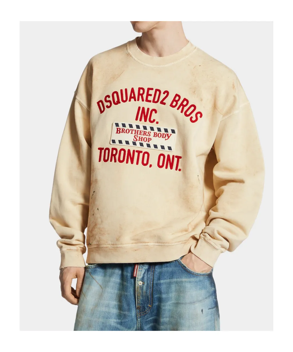 Relax Fit Dirty Crewneck