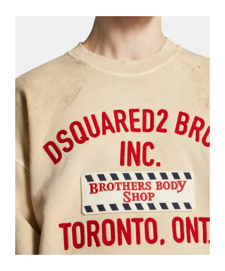 Relax Fit Dirty Crewneck