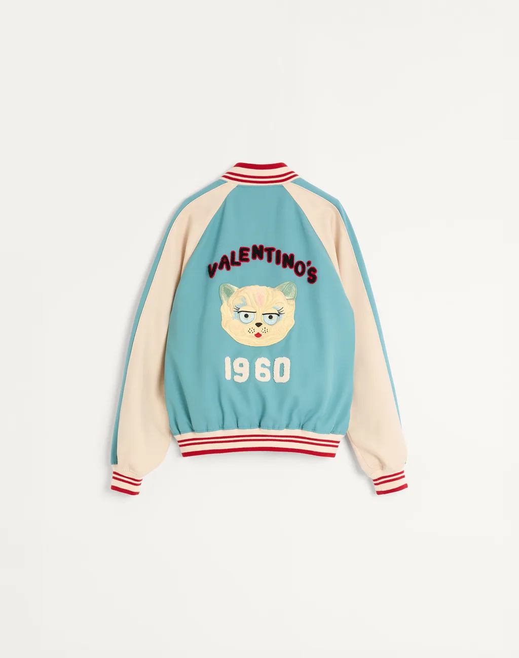 Valentino Vlogo Patch Zip-Up Jacket