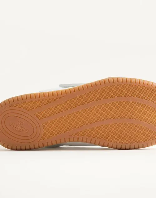 Valentino Perforated Strap Round Toe Sneakers