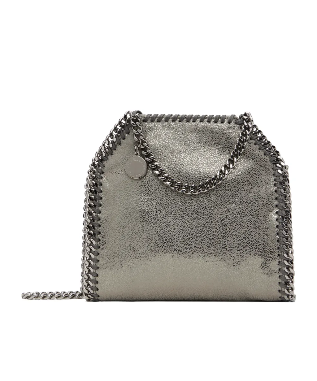 Stella Mccartney Falabella Logo Charm Micro Tote Bag