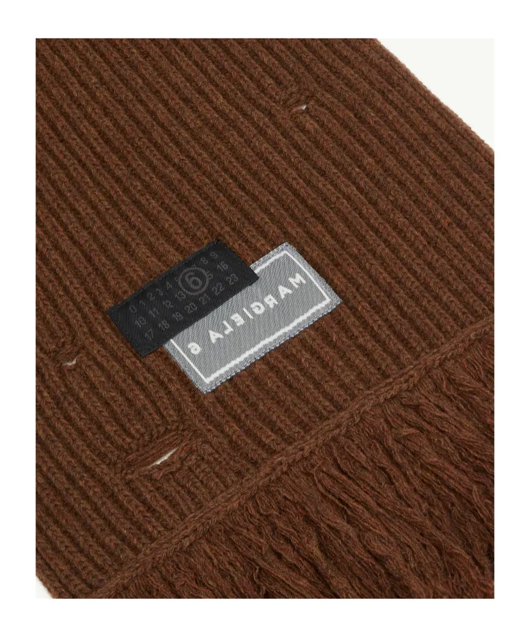 Mm6 Maison Margiela Fringed Scarf