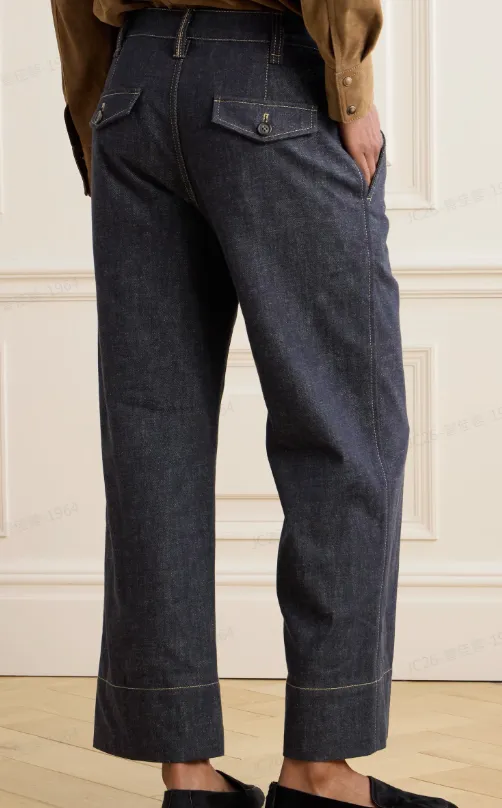 Brunello Cucinelli Zipped Wide-Leg Jeans