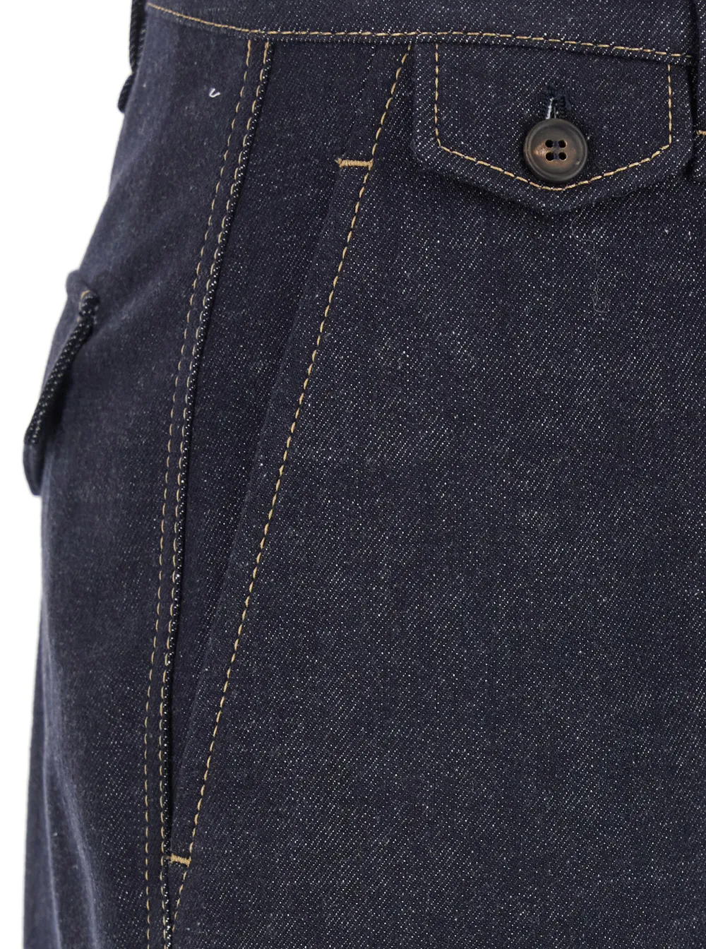 Brunello Cucinelli Zipped Wide-Leg Jeans