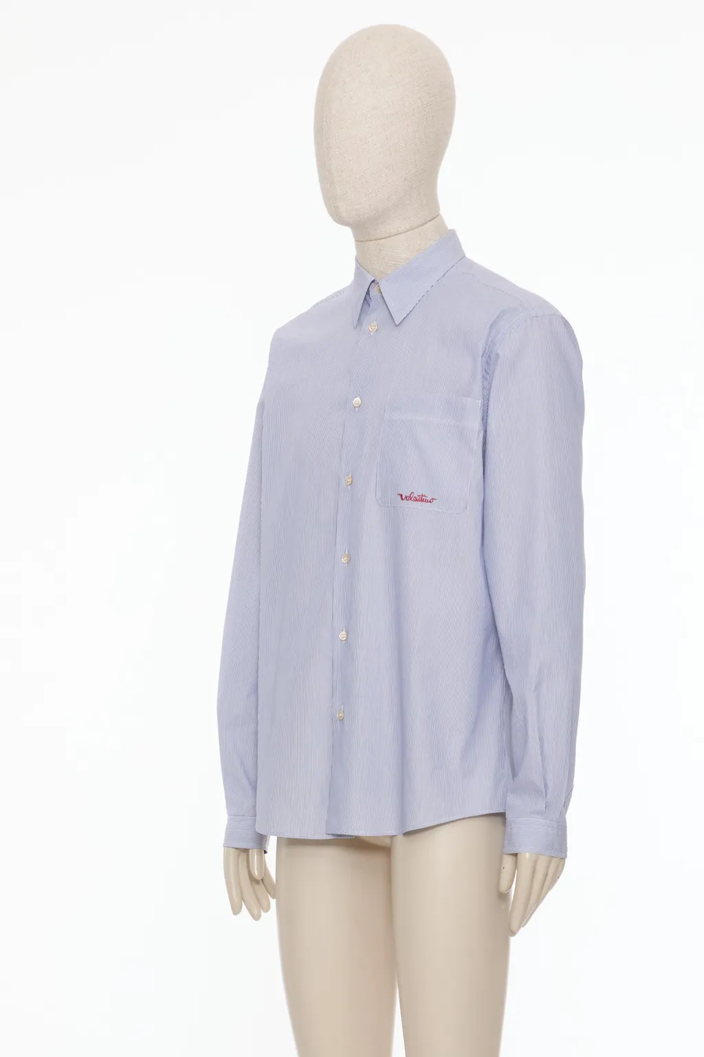 Valentino Garavani Logo Embroidered Buttoned Shirt