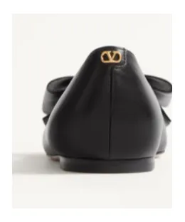 Valentino Bowow Round Toe Slip-On Ballet Flats
