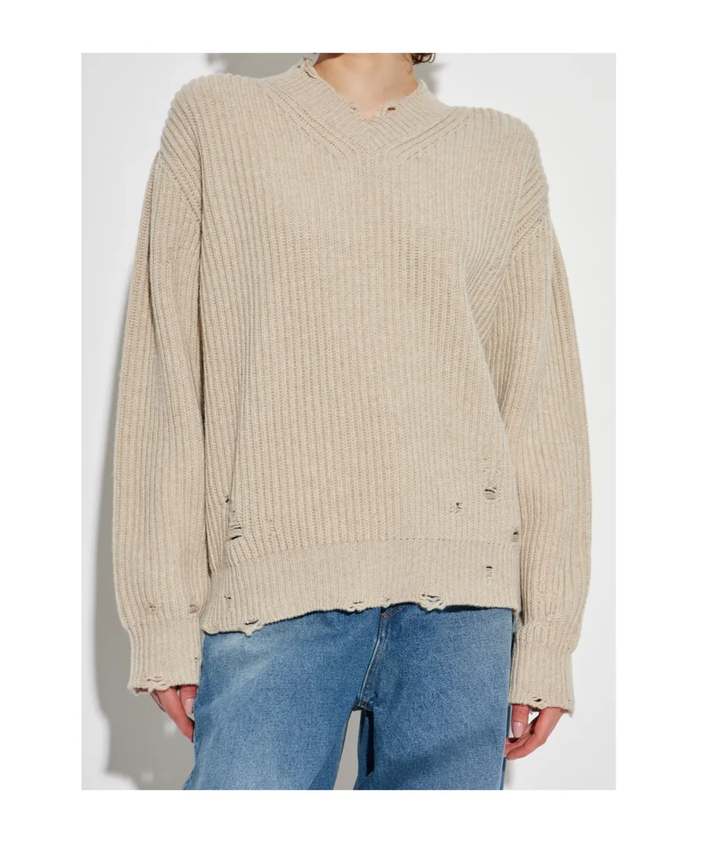 Mm6 Maison Margiela Distressed Jumper