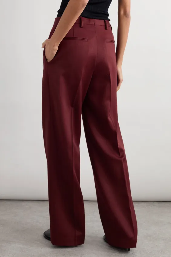 Dries Van Noten Straight-Leg Pleated Trousers
