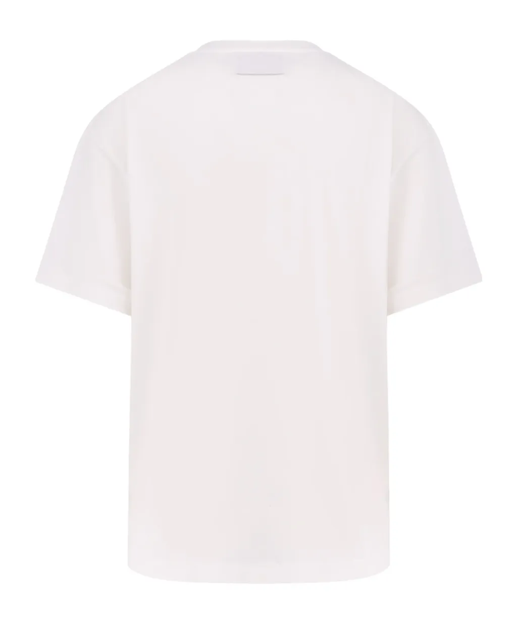 Mm6 Maison Margiela Logo Patch Crewneck T-Shirt