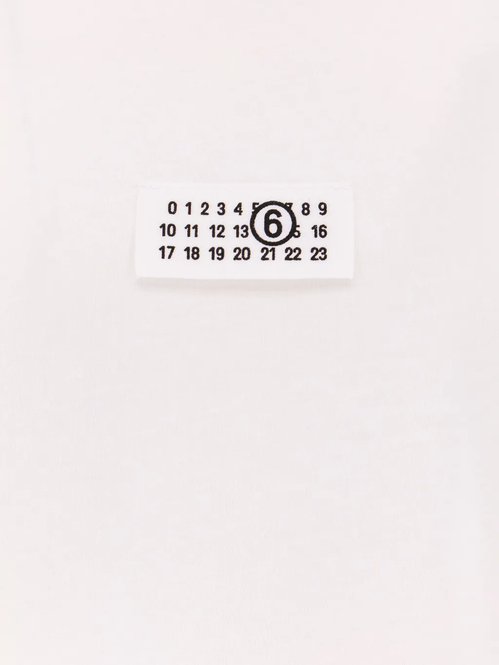 Mm6 Maison Margiela Logo Patch Crewneck T-Shirt