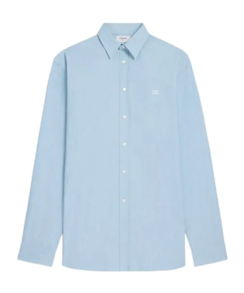 Relaxed Shirt In Chambray Cotton