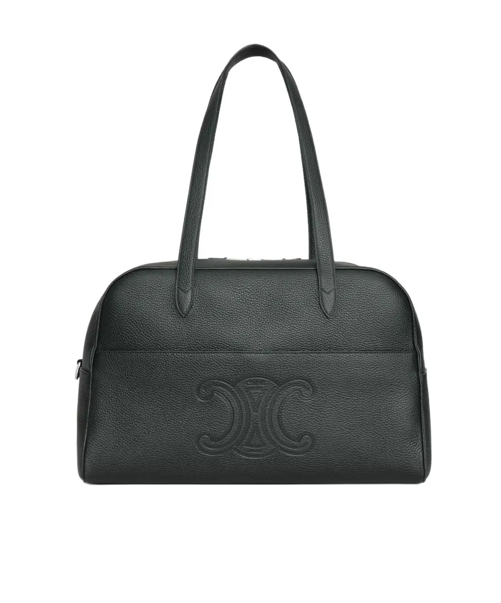 Duffle Bag In Grained Calfskin