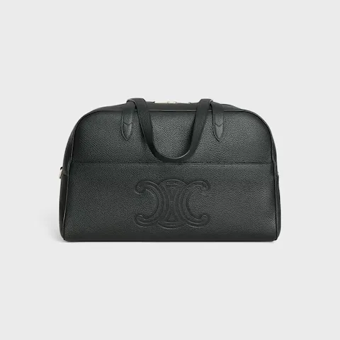 Duffle Bag In Grained Calfskin