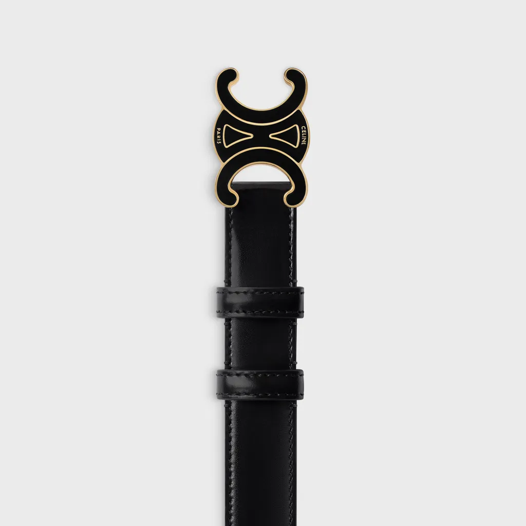 Medium 25Mm Triomphe Belt In Taurillon Leather