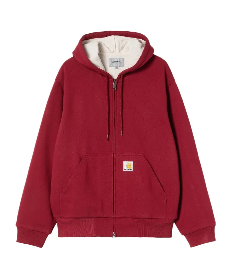 Carhartt Wip Logo Patch Zipped Hoodie