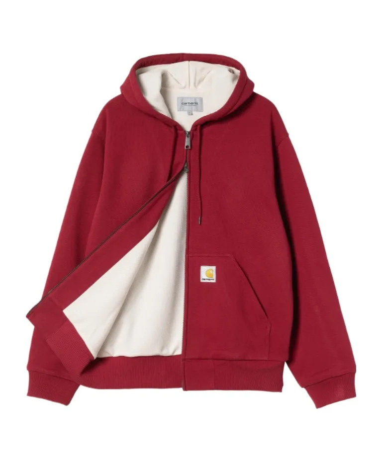Carhartt Wip Logo Patch Zipped Hoodie