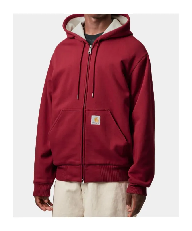 Carhartt Wip Logo Patch Zipped Hoodie