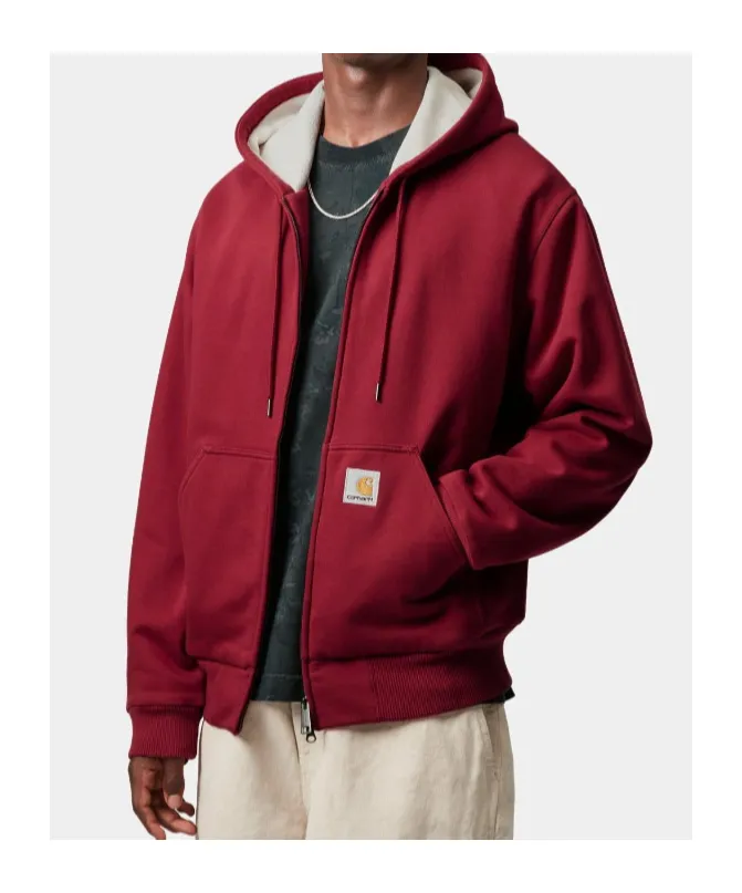 Carhartt Wip Logo Patch Zipped Hoodie