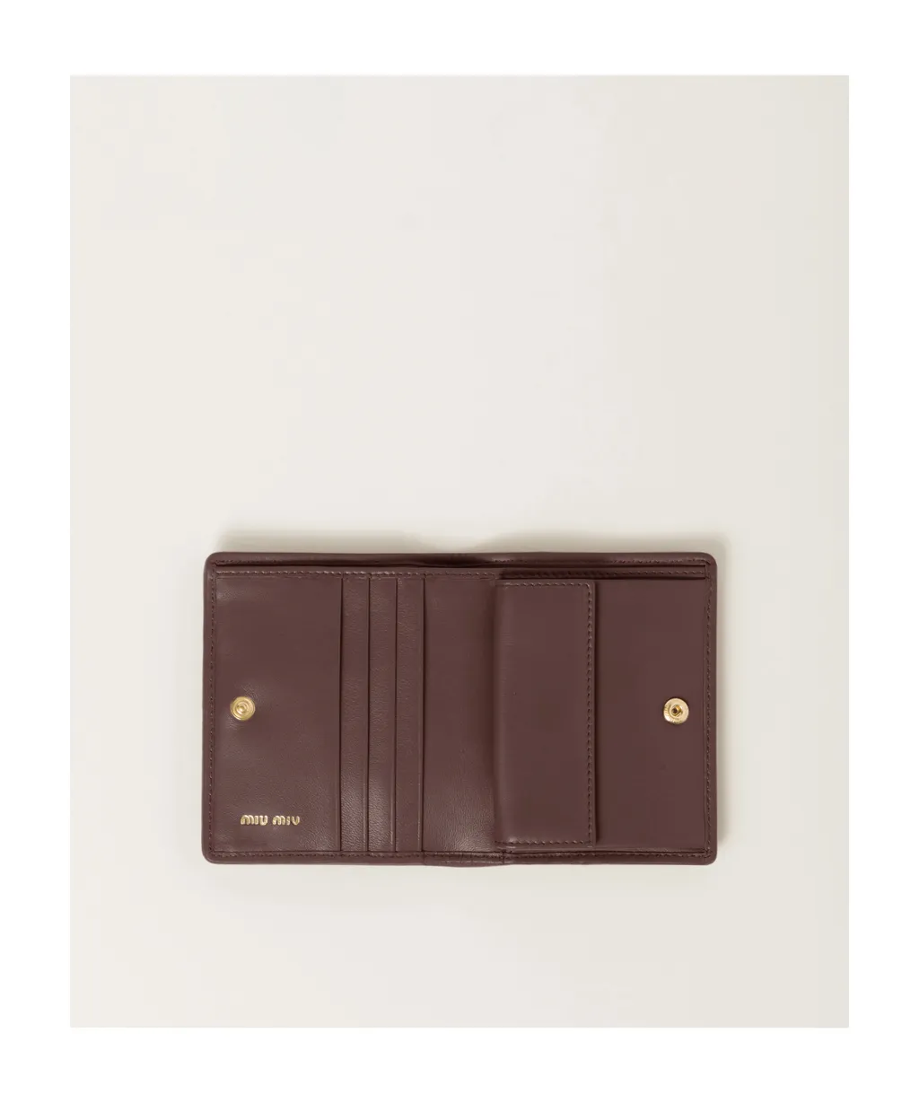 Small Matelassé Nappa Leather Wallet