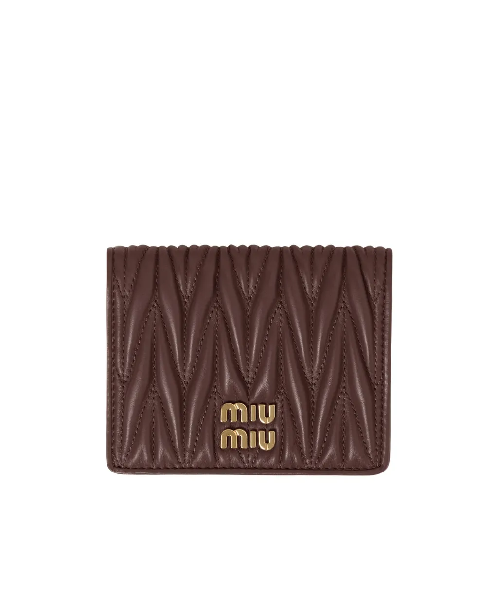 Small Matelassé Nappa Leather Wallet
