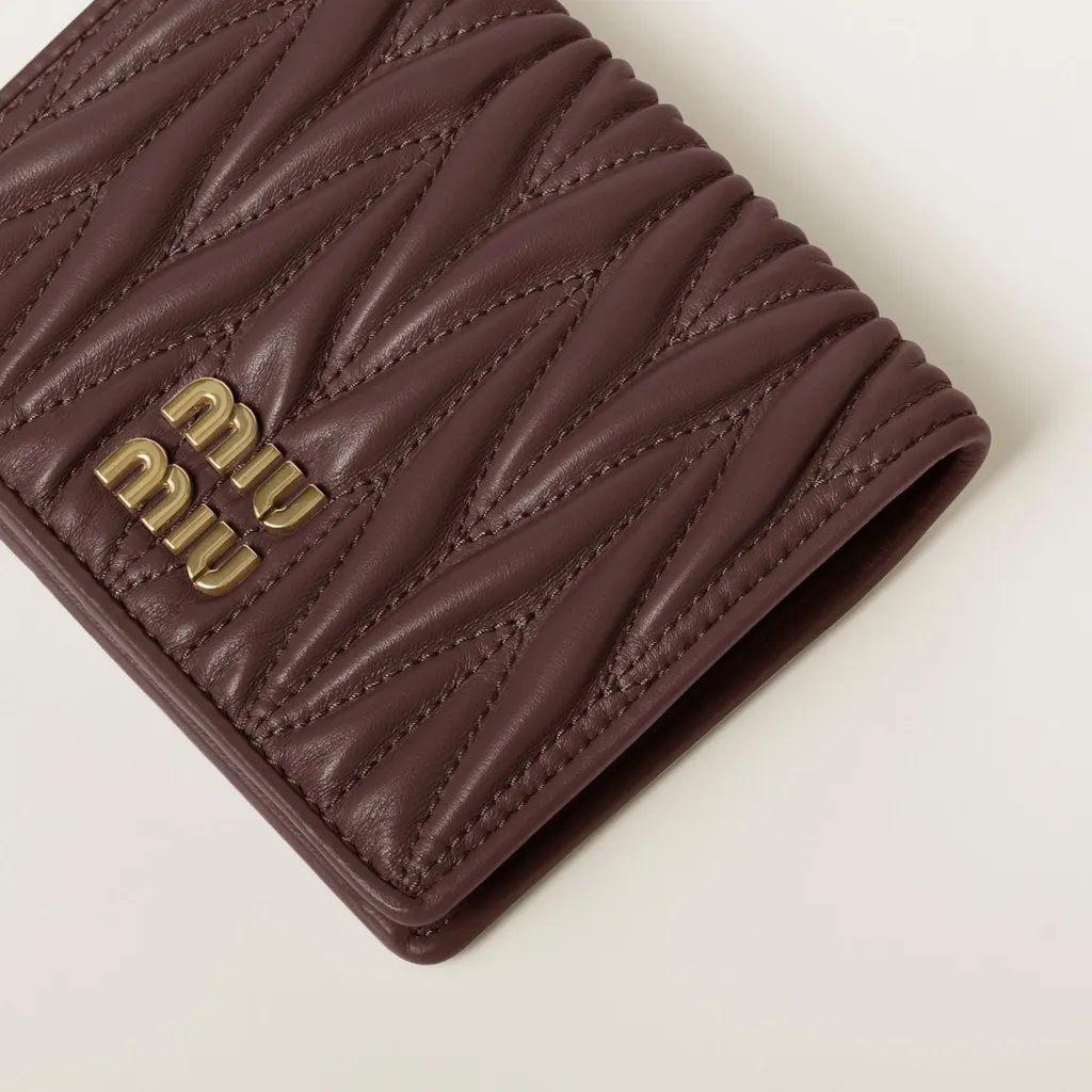 Small Matelassé Nappa Leather Wallet