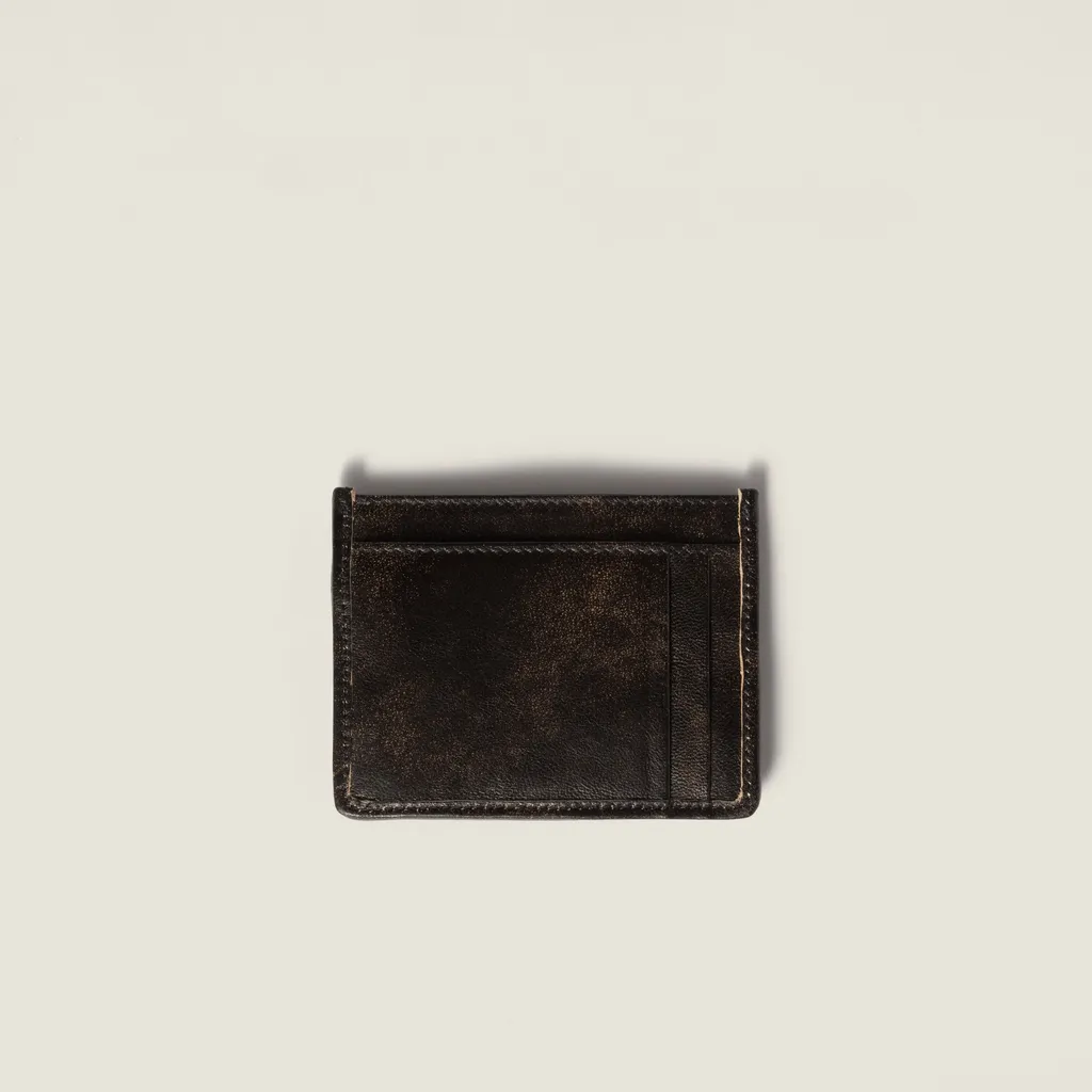 Matelassé Nappa Leather Card Holder