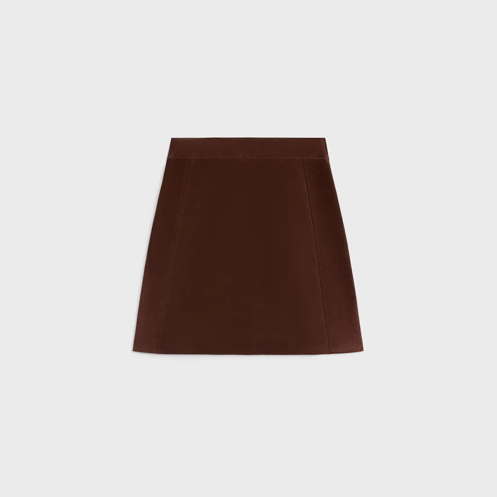 Short Skirt In Calfskin