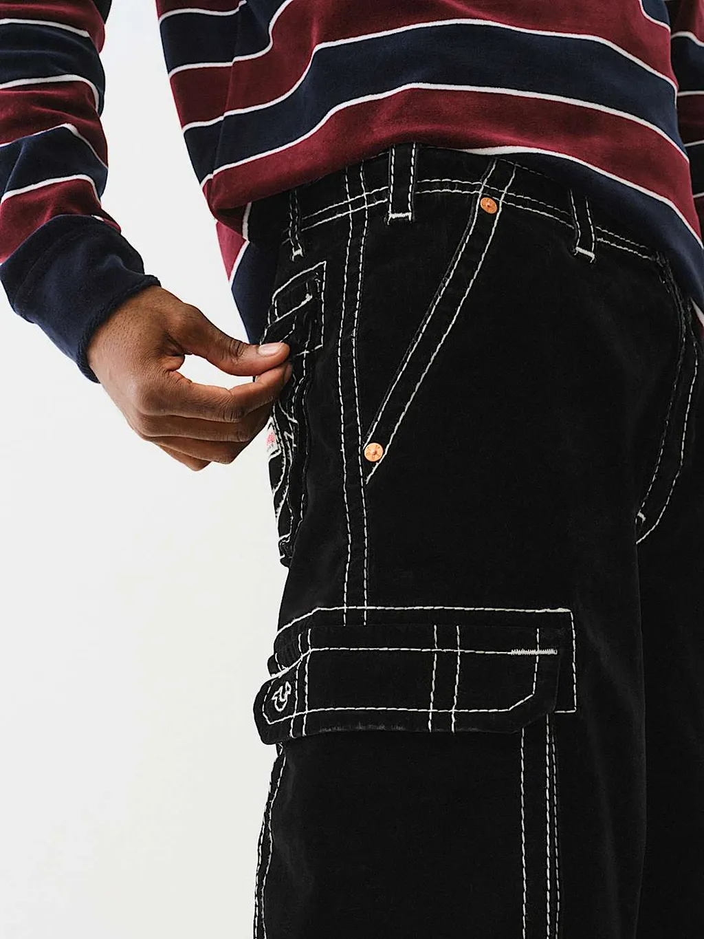 Velvet Big T Cargo Baggy Pant