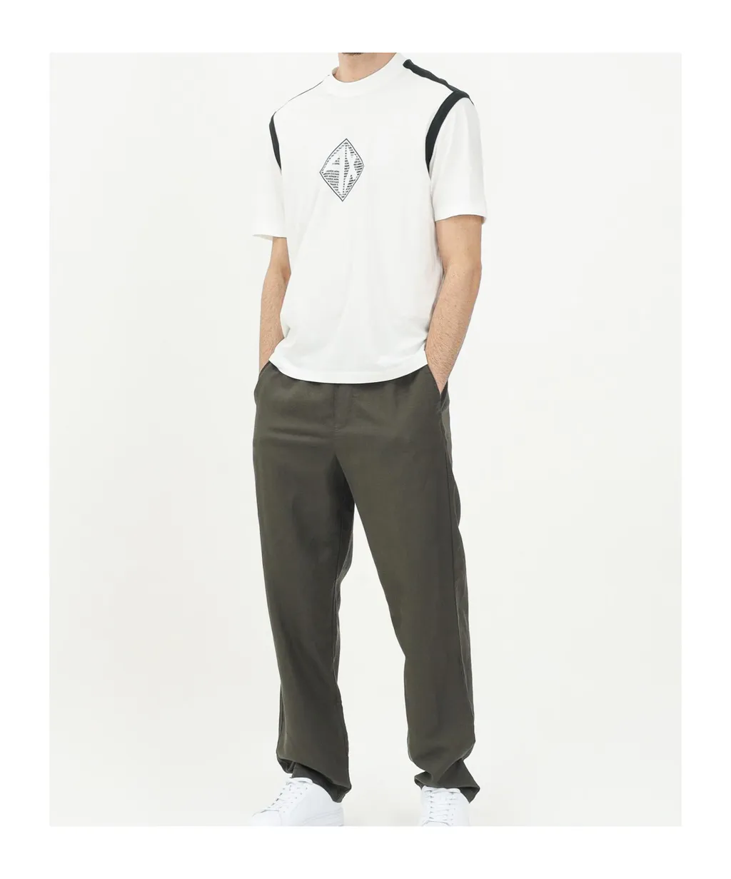 Elastic Waist Casual Pants