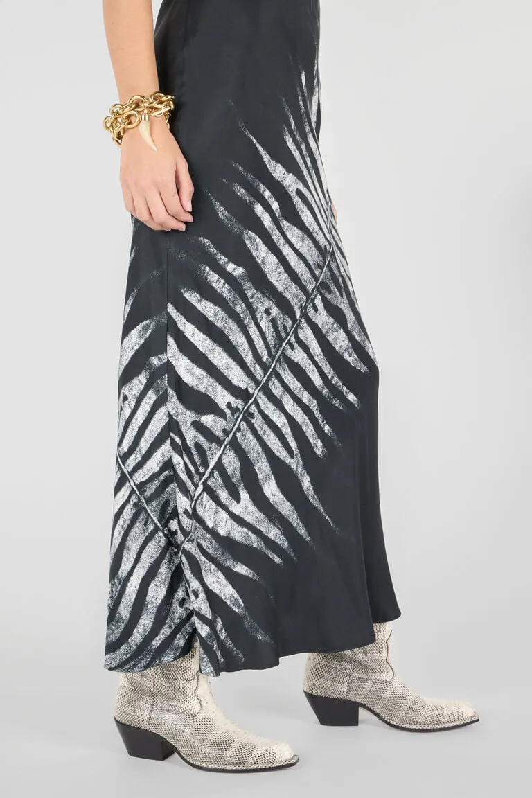 Roberto Cavalli Tigress Print Long Dress