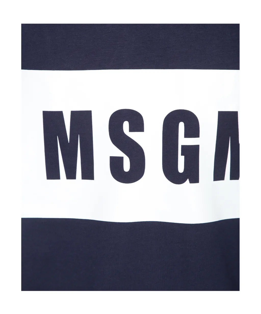 Msgm Logo Printed T-Shirt