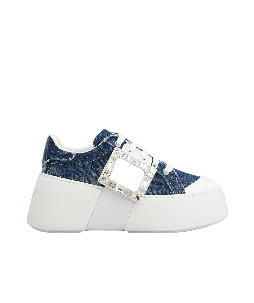 Viv' Skate Sneakers In Denim