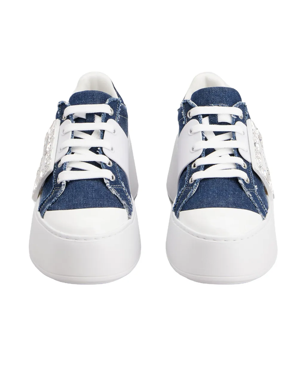 Viv' Skate Sneakers In Denim