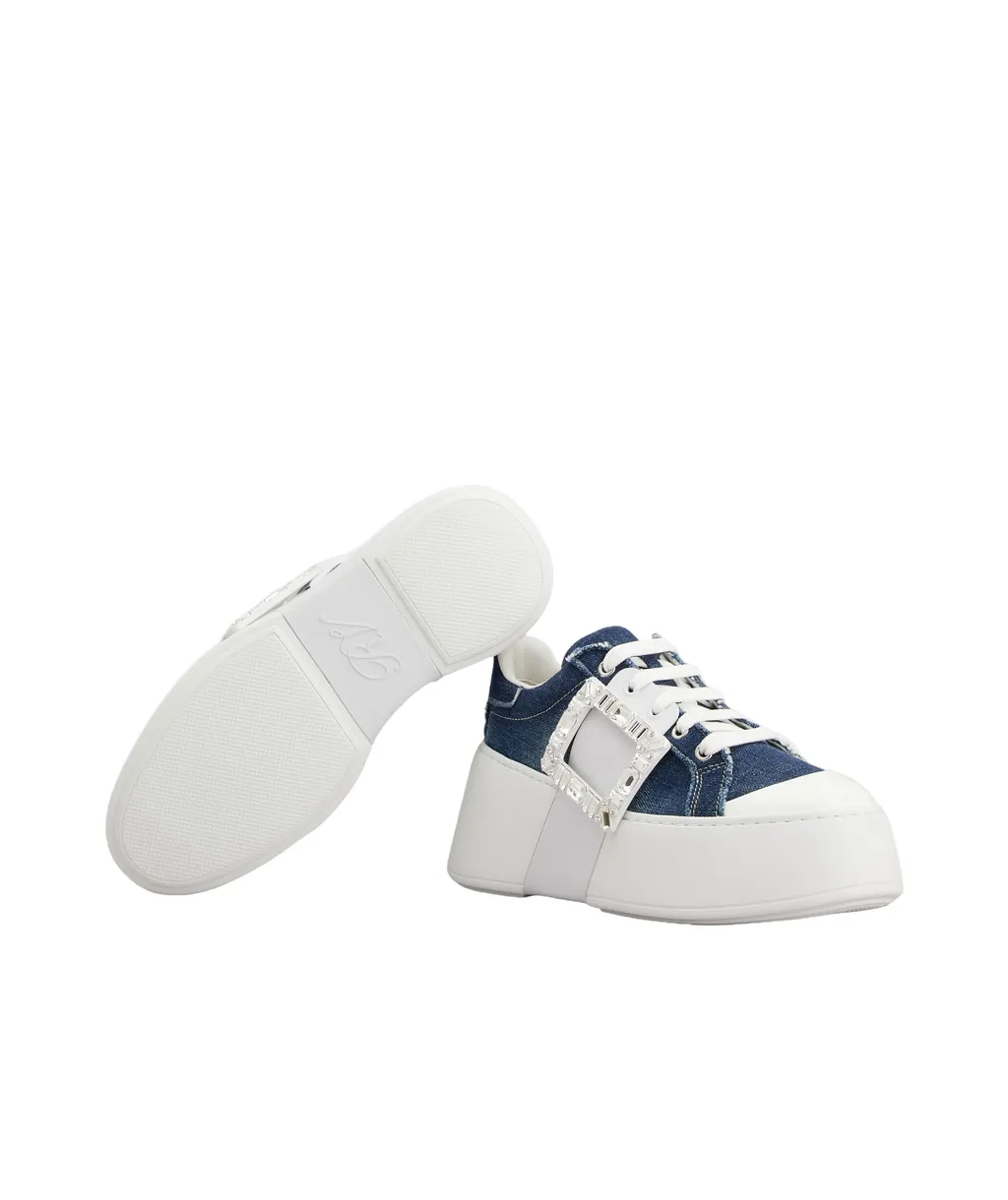 Viv' Skate Sneakers In Denim