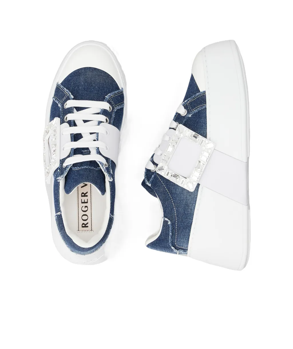 Viv' Skate Sneakers In Denim
