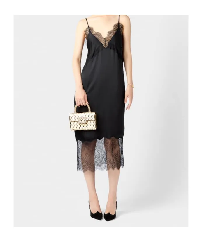 Jewel Efflorescence Mini Bag In Metal