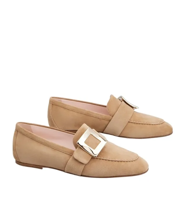 Roger Vivier Logo-Engraved Flat Shoes