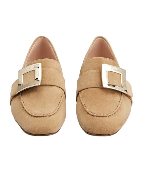 Roger Vivier Logo-Engraved Flat Shoes